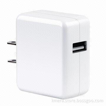 Mobile Phone Charger with 1 USB and US Folding Plug, 5V DC Output Voltage